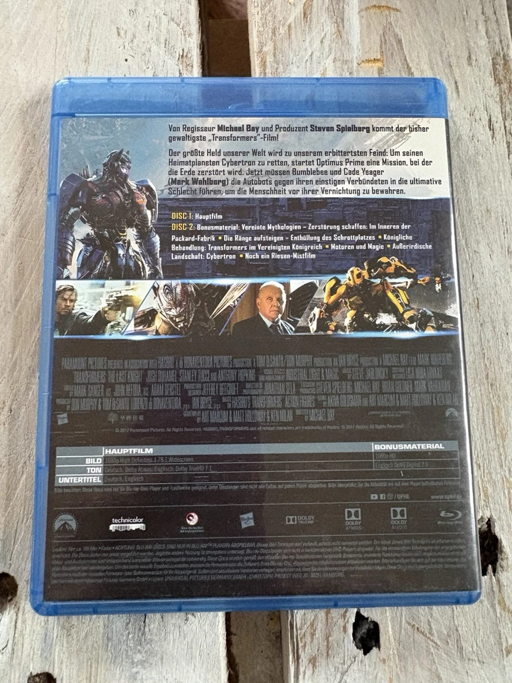 Transformers 5 - The Last Knight inkl. Bonus-Disc [Blu-ray] - Bild 2 von 2
