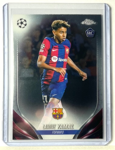 2023-24 Topps Chrome * LAMINE YAMAL * Rookie RC Barcelona #64