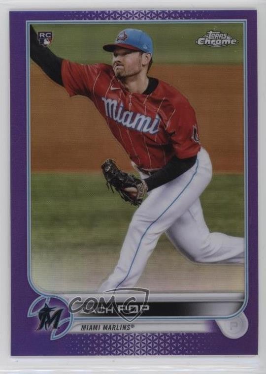 2022 Topps Chrome Purple Refractor 41/250 Zach Pop #41 10u3