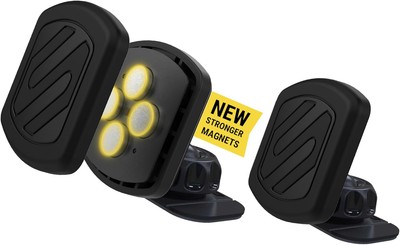 Scosche MXDM Extra Strong MagicMount Magnetic Phone Holder for 2 Pack, Black 