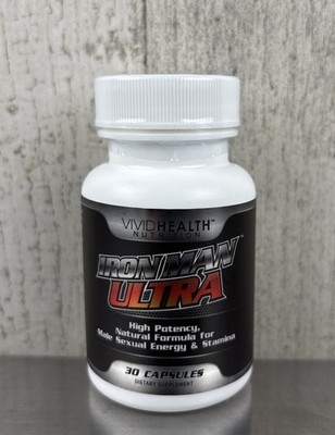 Iron Man Ultra Ultimate Male Enhancement Pills for Rock-Hard Results 30 Caps