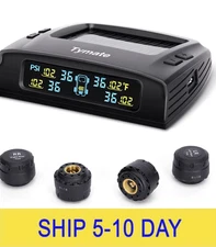 Tymate TM2 RV Tire Pressure Monitoring System, Tire Pressure Monitor with Solar