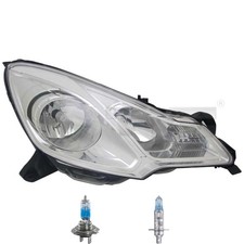 Scheinwerfer links Weiß inkl. Premium Lampen für Citroën C3 II SC_ mit LWR Motor