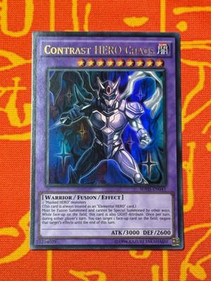 YUGIOH CONTRAST HERO CHAOS ULTRA RARE NEAR MINT SDHS-EN041