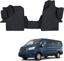 Floor Mats Compatible with 2022-2026 Ford Transit (All Models with Vinyl Floors)