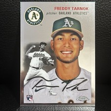 Freddy Tarnok 2023 Topps Chrome Platinum Anniversary Rookie Card #137 Athletic