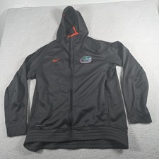 Nike Elite Florida Gators Zip Up Hoodie Therma Fit Size XL Black Swoosh
