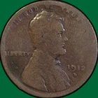 1912-D Lincoln Wheat Cent Good G Coin #36147