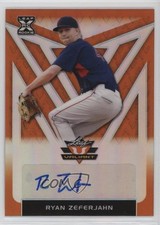 2020 Leaf Valiant Orange Prismatic /75 Ryan Zeferjahn #BA-RZ1 Auto s1i