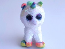 TY Beanie Boos - PIXY the Unicorn (Glitter Eyes) Flip Flippables Sequins