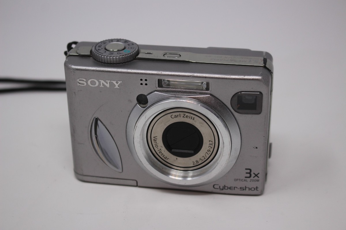 Sony Cyber-shot DSC-W5 5.1MP Digital Camera - Silver for sale