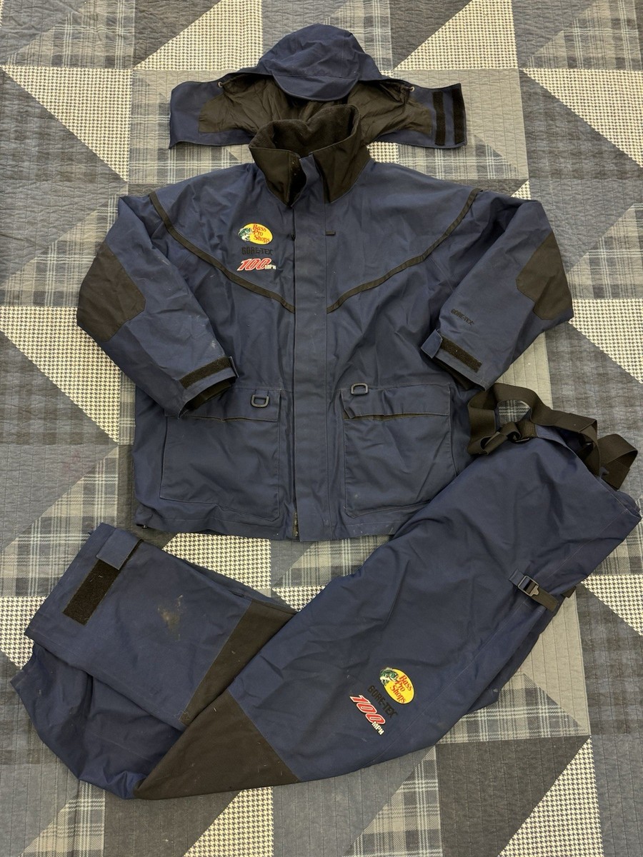 Bass Pro Shops 100 Mph Gore Tex Rain Gear Mens 3XL Jacket
