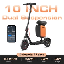 LOT Function: Adult Electric Scooter with Foldable Design, Dual Shocks & App