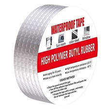 Outdoor Waterproof Butyl Tape, Newest All-Round Sealing Tape 2in W x 16ft L
