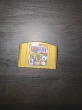 Nintendo 64 The Legend of Zelda: Majora's Mask Gold Non-Hologram Tested Working