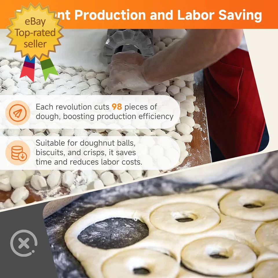 Cortadora de agujeros de rosquilla hexagonal de acero inoxidable, capaz de cortar 98 Foto 3 de 4