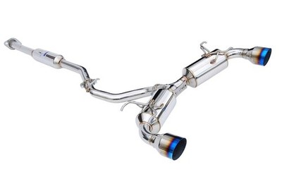 Invidia N2 Catback Dual Exhausts for 13-20 FRS FR-S BRZ 86 GT86 (Ti Tips)