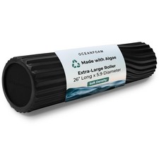 Tsunami Roller Black - Extra-Large, 26" x 5.9" - Soft, Textured Foam Roller...