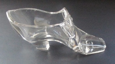 1876 Philadelphia Centennial Souvenir Gillinder & Sons Glass Slipper Shoe