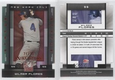 2008 Donruss Elite Extra Edition Status Red Die-Cut /75 Wilmer Flores #96