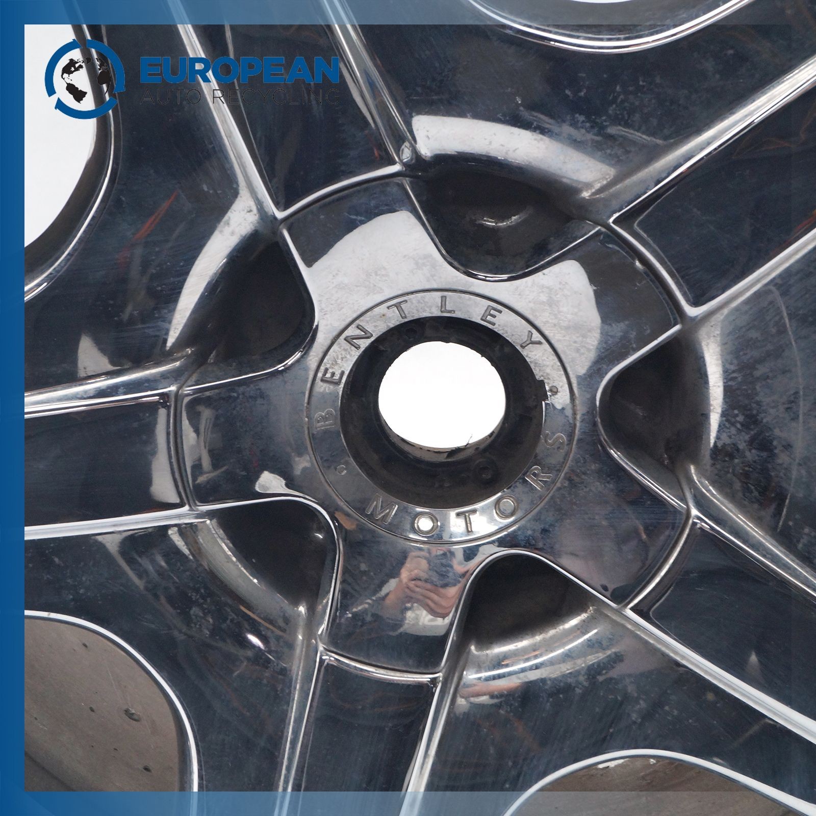 2003-2012 BENTLEY CONTINENTAL GT/GTC 19x9 Wheel Rim - OEM 3W0601025H CHROME