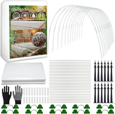 Polytunnel für Hochbeet - Gemüsenetz, Garten- & Pflanzenschutz