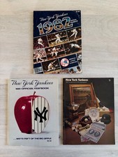 Vintage New York Yankees Yearbooks / Scorecard 1980's