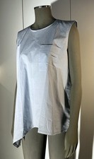 Lis Lareida Top Bluse 40/L hellblau Baumwolle...