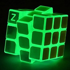 3x3 Fluorescent Speed Cube Glow In The Dark Speed Cube Puzzle for Kids Adults