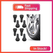 8pcs Tr412 Tubeless Tire Valve Stems Black Rubber Snap-in Short Valve Stems Au