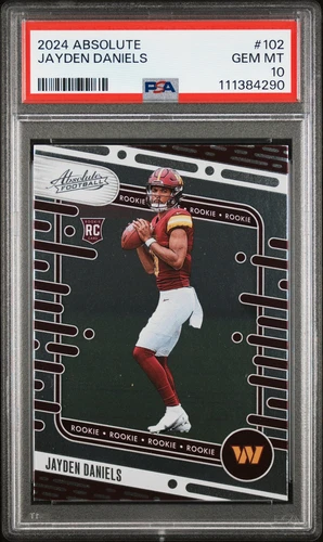 PSA 10 2024 Panini Absolute #102 Jayden Daniels
