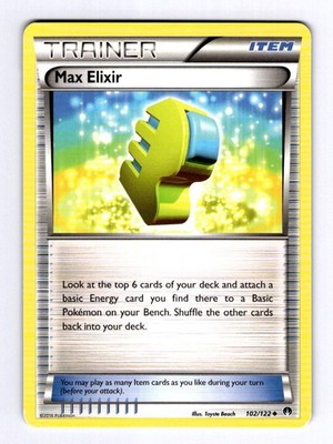 Max Elixir XY - BREAKpoint #102 (2016) Uncommon NM Pokemon