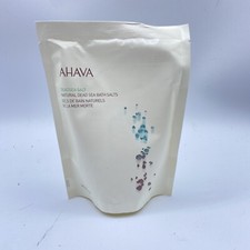 AHAVA Deadsea Salt Natural Dead Sea Bath Salts 11 oz - NEW