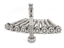 10 x Heavy Duty Dowels M12 Stainless Steel A4 VA Bolt Anchor Heavy Duty Anchor Dowel M 12