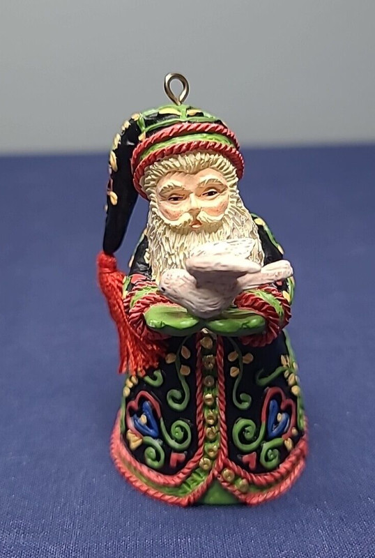 Messenger of Peace Christmas Ornament Santa & Dove Carlton Cards AGC 2001