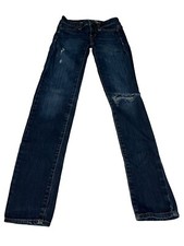 American Eagle Distressed Stretch Jeggings Size 00 Denim Jeans