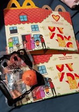 2 Happy Meal Mcdonalds Boxes And Space Jam Toy bnip