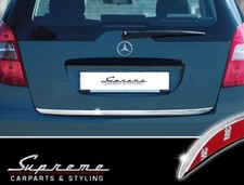 f&uuml;r MERCEDES A Klasse 169 - 3M Chrom Zierleiste Heckleiste Kantenschutz Tuning