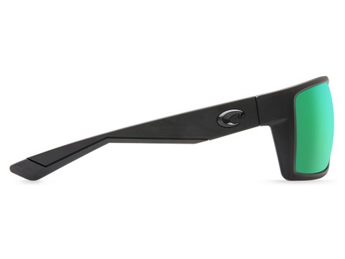 COSTA DEL MAR REEFTON BLACKOUT GREEN MIRROR 580G POLARIZED 64 mm SUNGLASSES - Picture 4 of 10