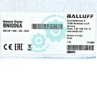 Modulo Balluff BNI00H2 BNI EIP-508-105-Z015, Nuovo Di Zecca, Made In Germany