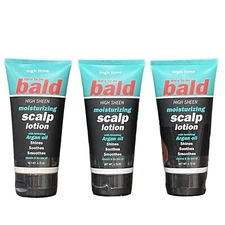 High Time Dare to be Bald High Sheen Moisturizing Scalp Lotion 4.75 oz Lot of 3