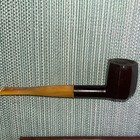 ANTIQUE Smoking Pipe (5”) (Octagonal Chamber) & Tobacco Pouch (w/Some Tobacco) — photo 9
