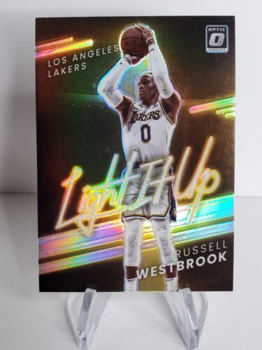 🔥2021-22 Donruss OPTIC "RUSSELL WESTBROOK" SILVER Light It Up #13! LA LAKERS!🔥 - Picture 1 of 3