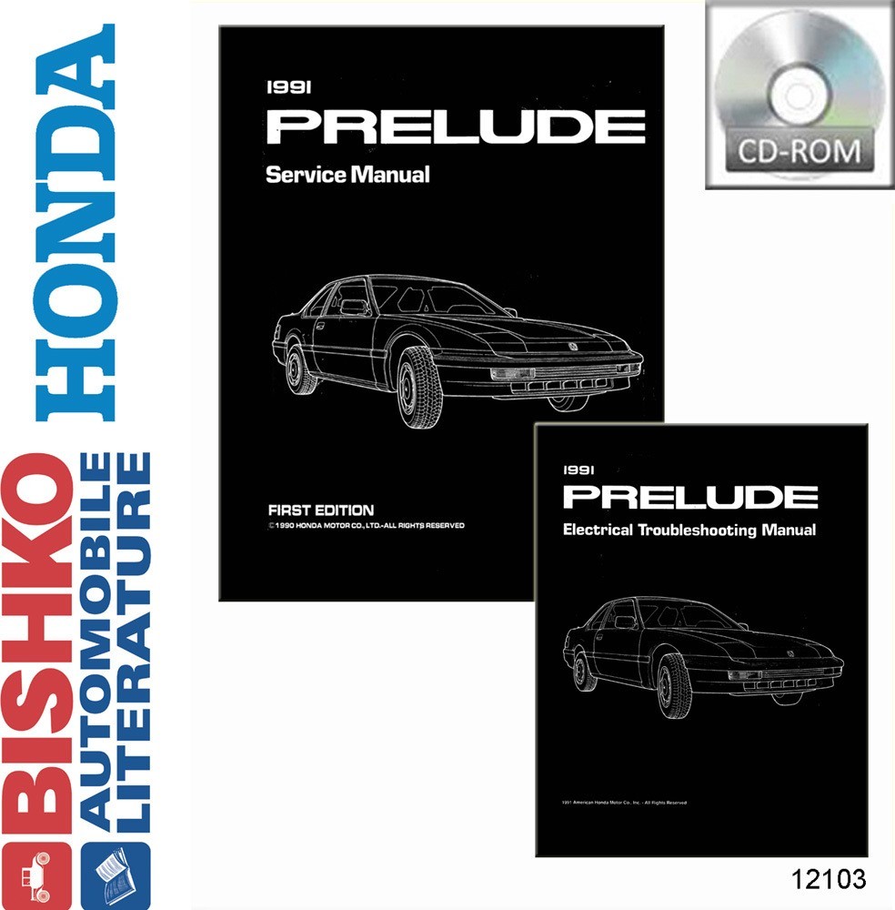 1991 Honda Prelude Factory Shop Service Manual CD | eBay