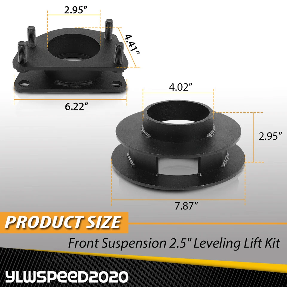 2.5" Front + 2" Rear Leveling Lift Kit Fits 2002-2007 Jeep Liberty KJ 2WD 4WD Foto 3 de 4