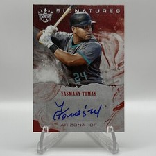 2018 Panini DK Diamond Kings YASMANY TOMAS Signatures Auto #S-YT Diamondbacks