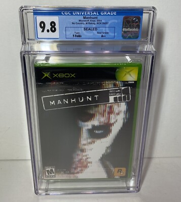 Manhunt (Microsoft Xbox, 2004) CGC 9.8A++ SEALED