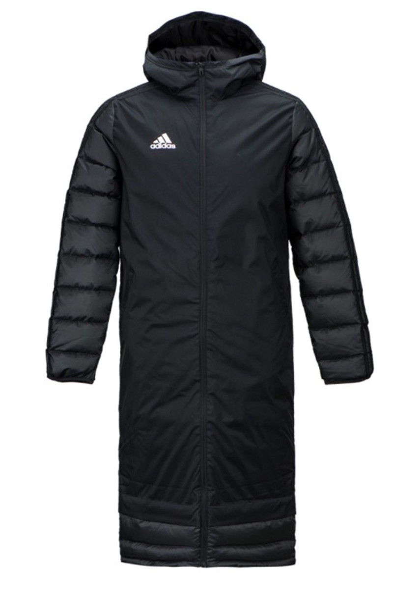 Adidas Men Winter Long Down Coat Padded Jacket Black Warmer Adidas Men Winter Long Down Coat Padded Jacket Black Warmer