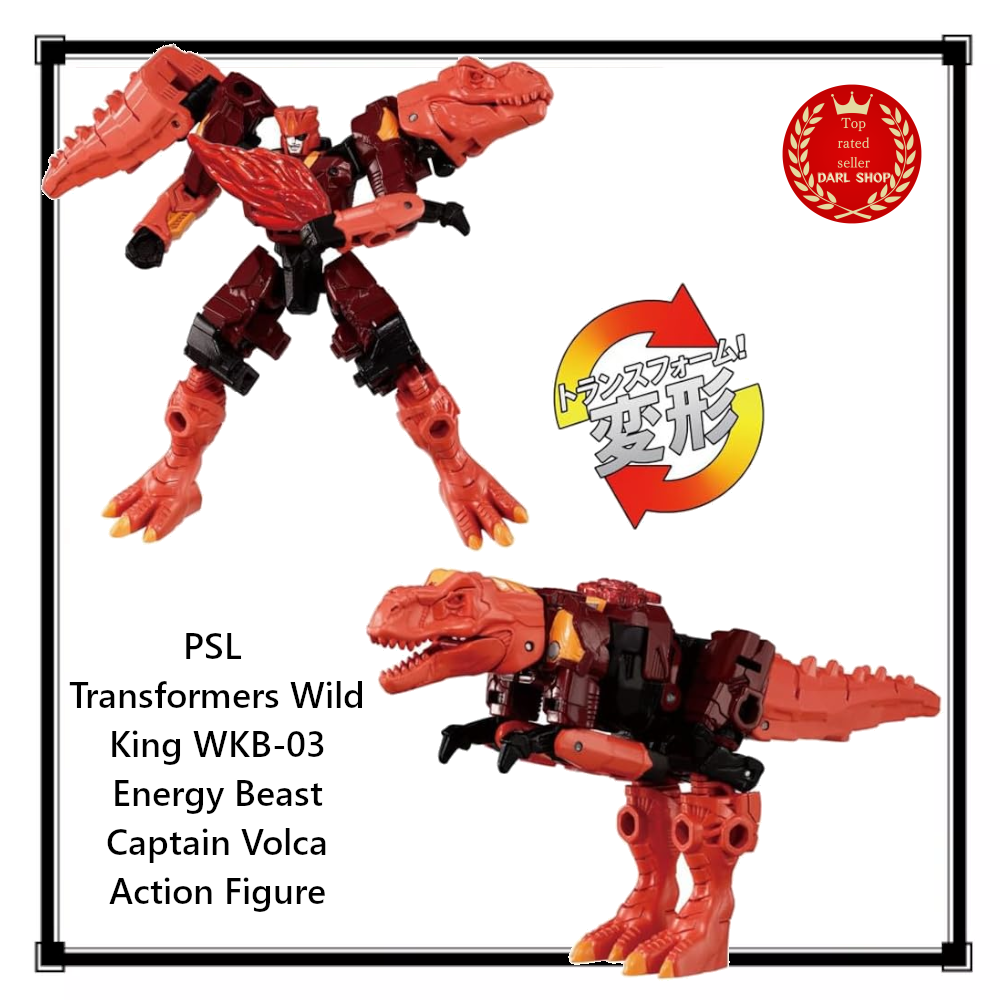 Transformers Wild King WKB-03 Energy Beast Captain Volca Action