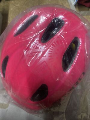 giro scamp mips youth small cycling helmet bright pink pearl